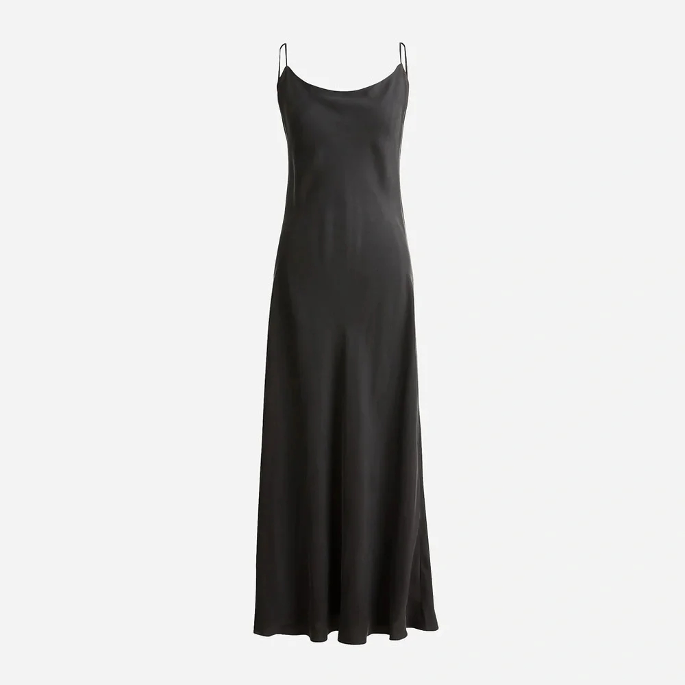J.Crew Gwyneth cupro-blend slip dress BA916